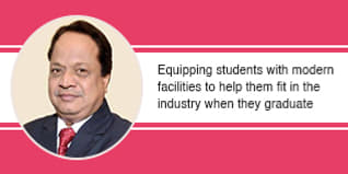 Equipping students with modern facilities to help them fit in the industry when they graduate